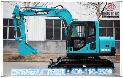 宝鼎新款80履带式挖掘机 国产工程机械的可靠选择与维护要点